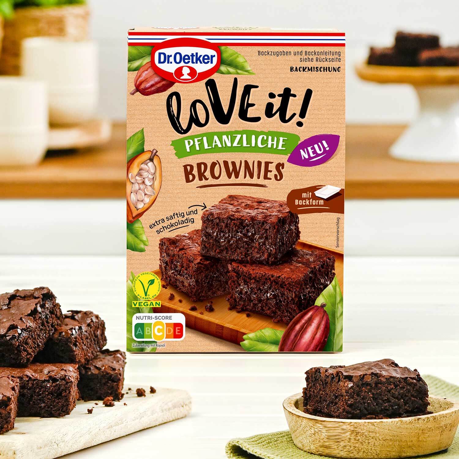 LoVE it! Pflanzliche Brownies