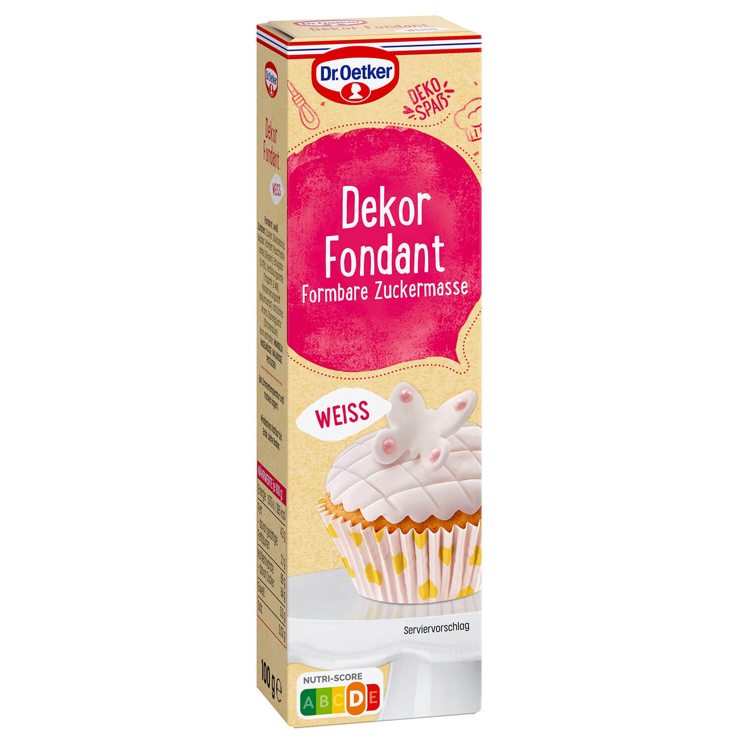 Dekor Fondant Weiß