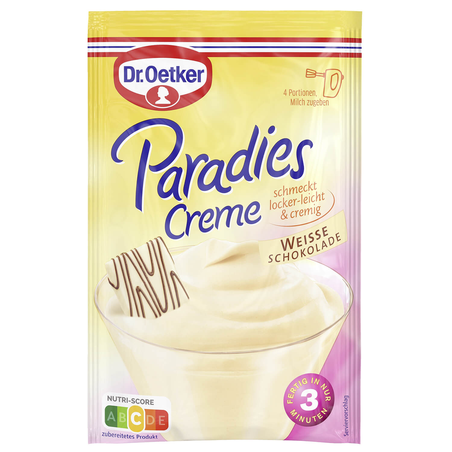 Paradies Creme Weiße Schokolade