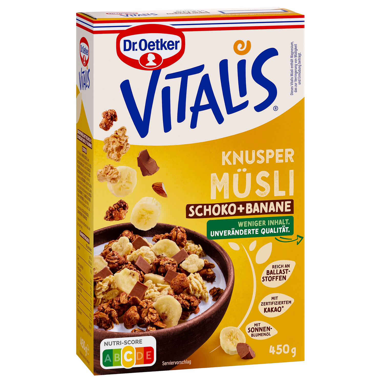 Vitalis Knuspermüsli Schoko Banane