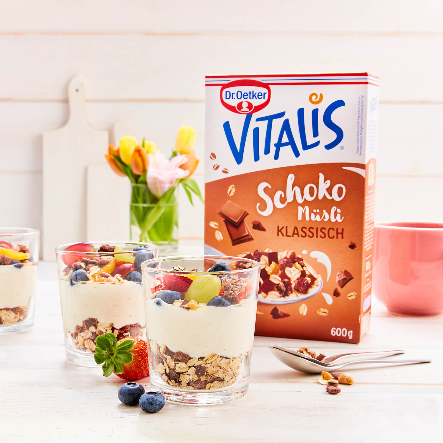 Vitalis Schokomüsli klassisch, 6er Pack + 1 gratis