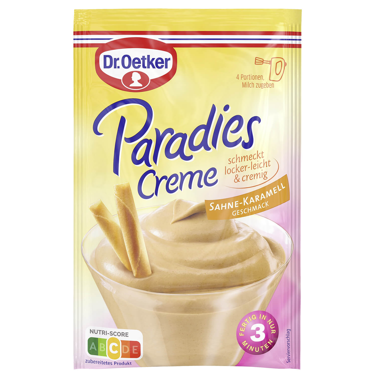 Paradies Creme Sahne-Karamell-Geschmack