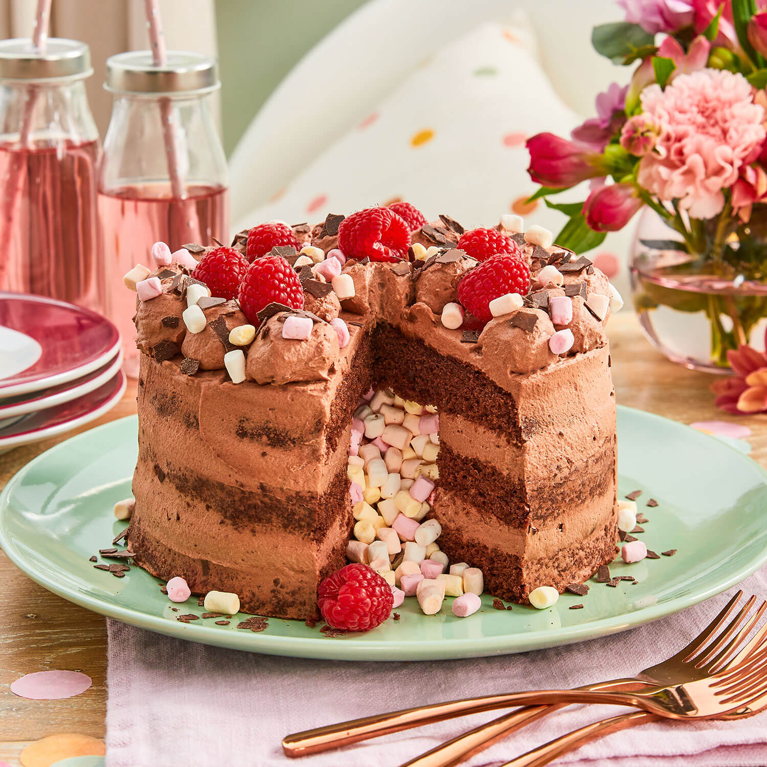 Naked Cake Schoko