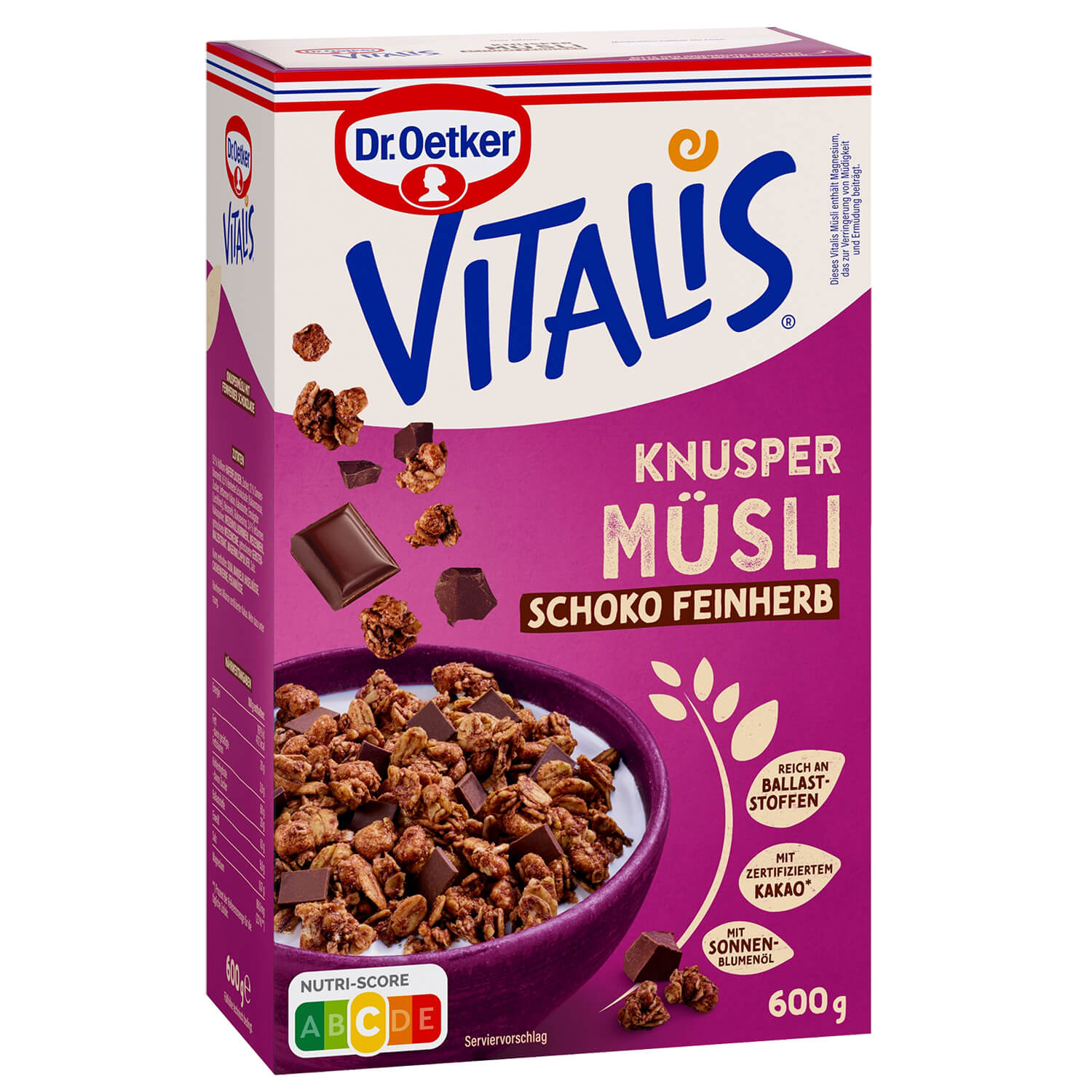 Vitalis Knuspermüsli Schoko feinherb