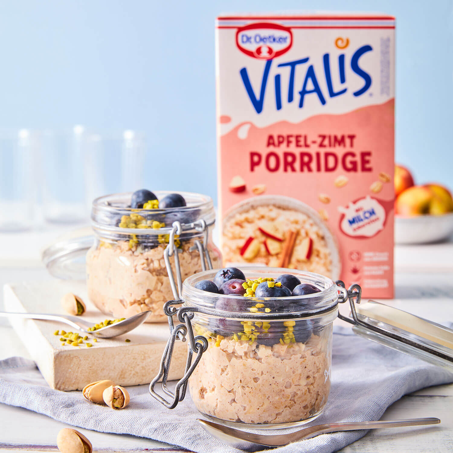 Vitalis Porridge Großpackung Apfel-Zimt