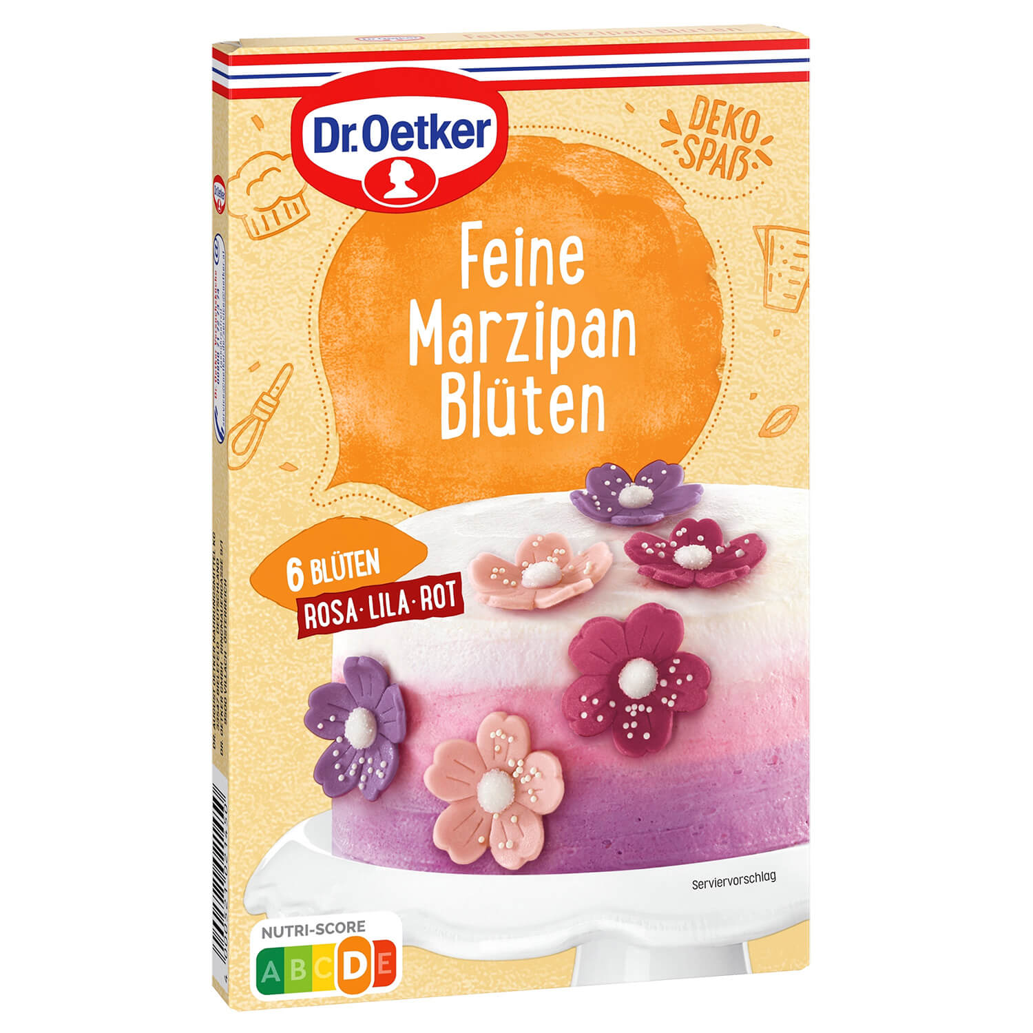 Feine Marzipan Blüten