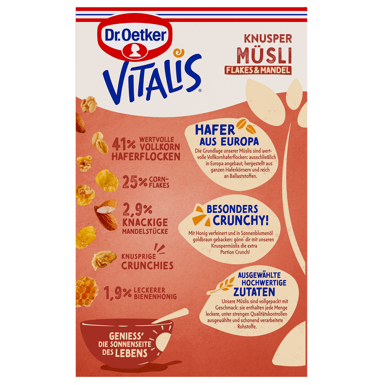 Vitalis Knuspermüsli Flakes+Mandeln