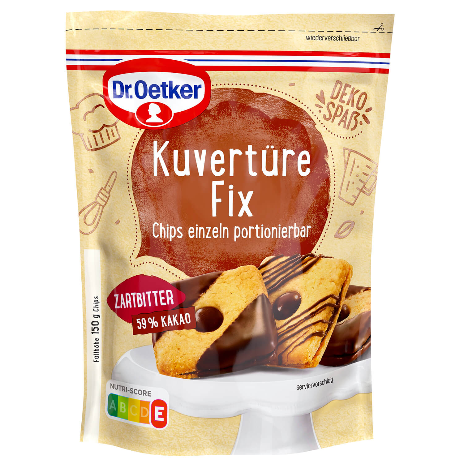 Kuvertüre Fix Zartbitter