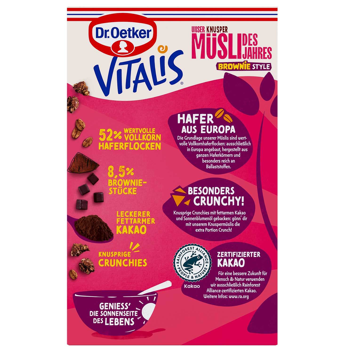 Vitalis Müsli des Jahres Brownie Style