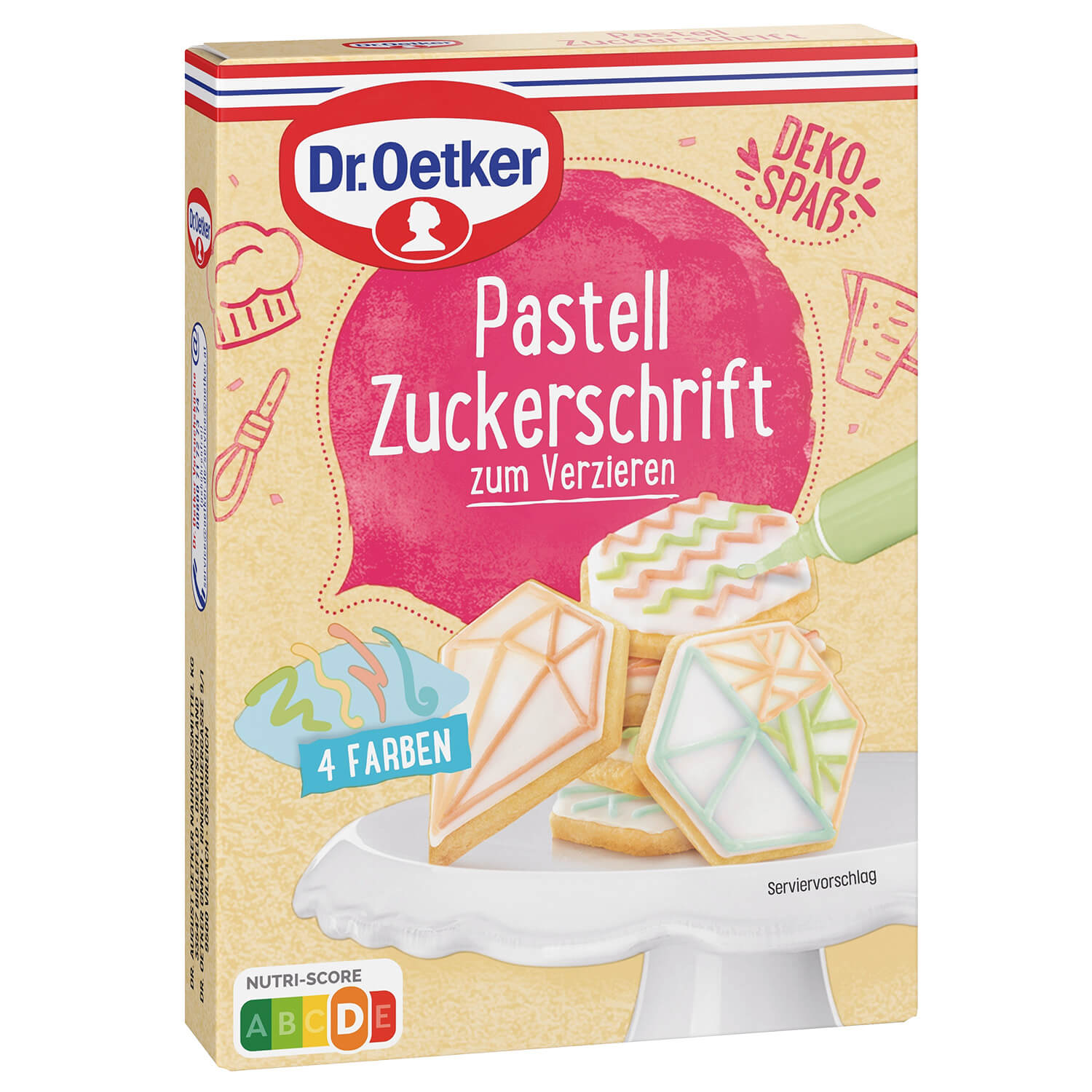 Pastell Zuckerschrift