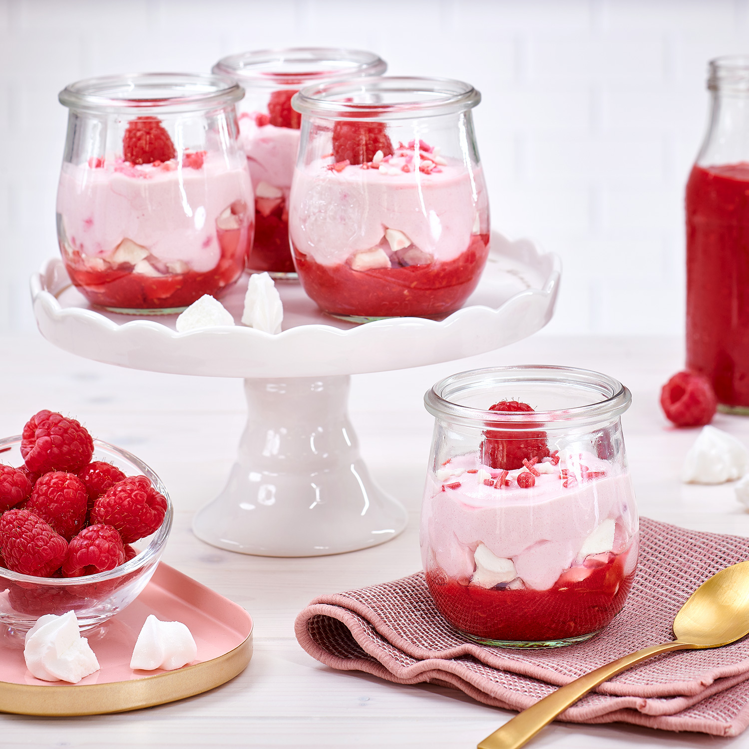 Törtchen Topping Raspberry Mascarpone