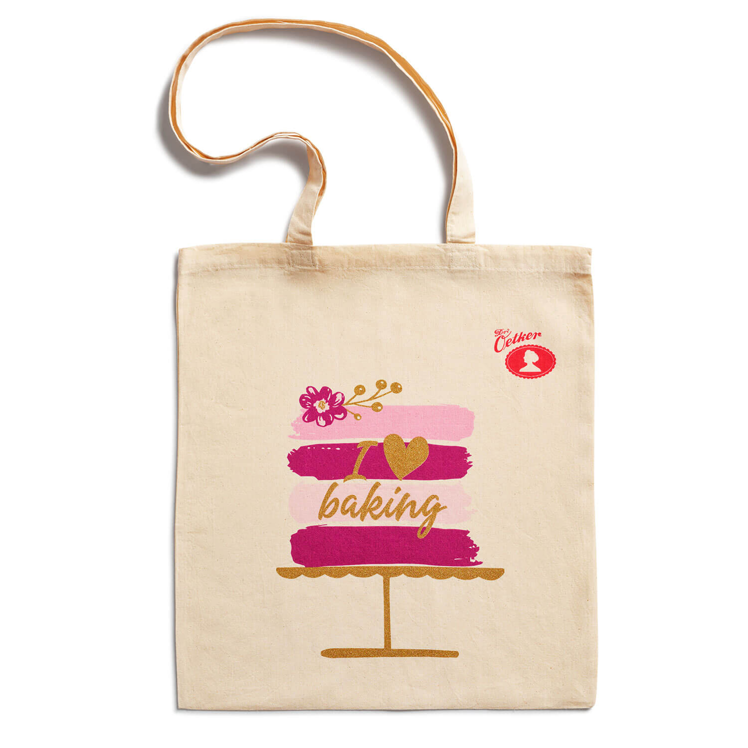 Jutetasche ''I love Baking''