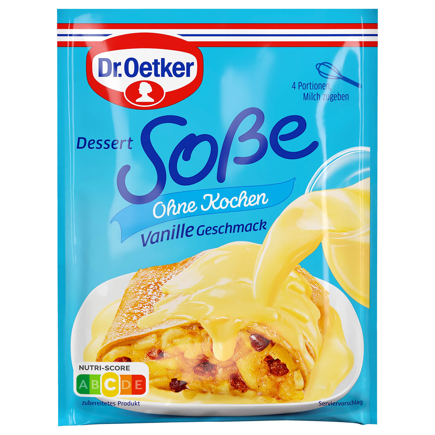 Soße ohne Kochen Vanille-Geschmack