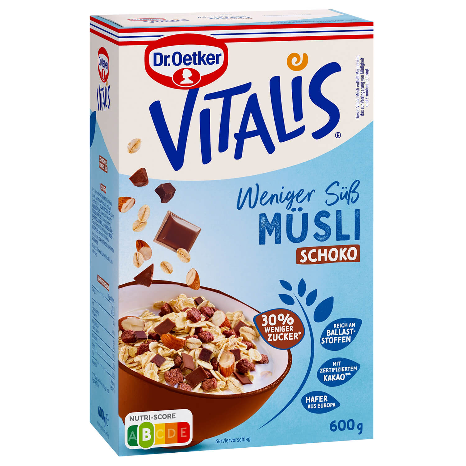 Vitalis Weniger süß Schoko Müsli