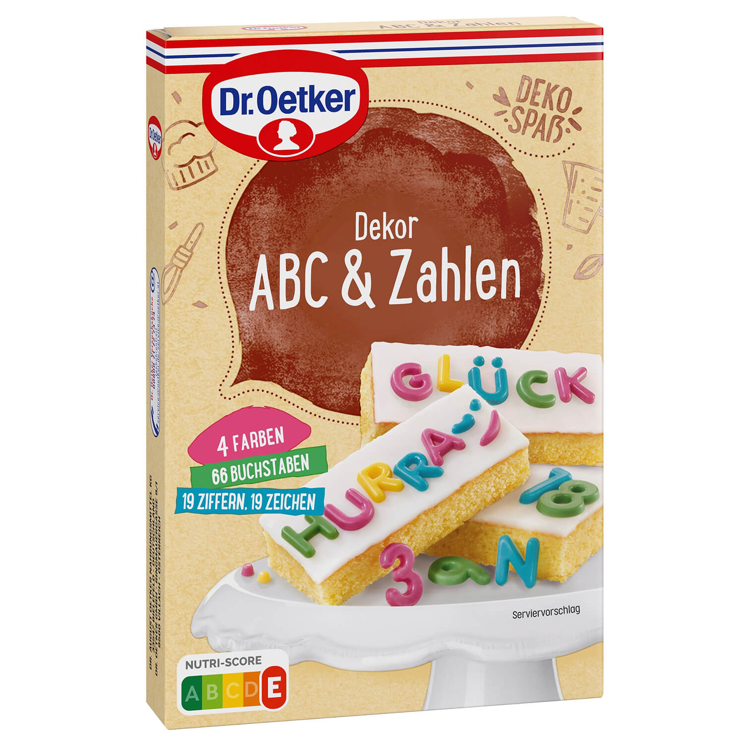 Dekor ABC & Zahlen