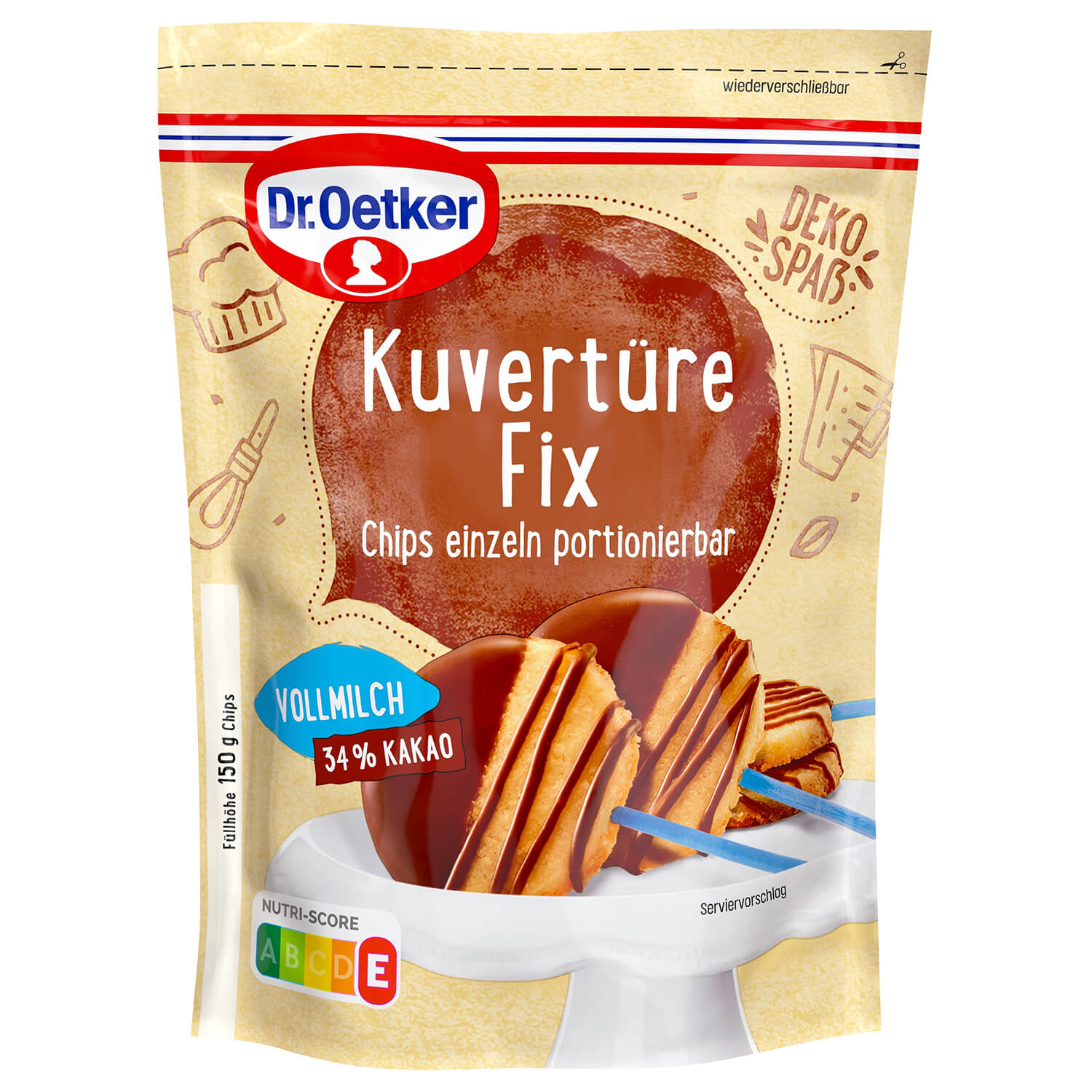 Kuvertüre Fix Vollmilch