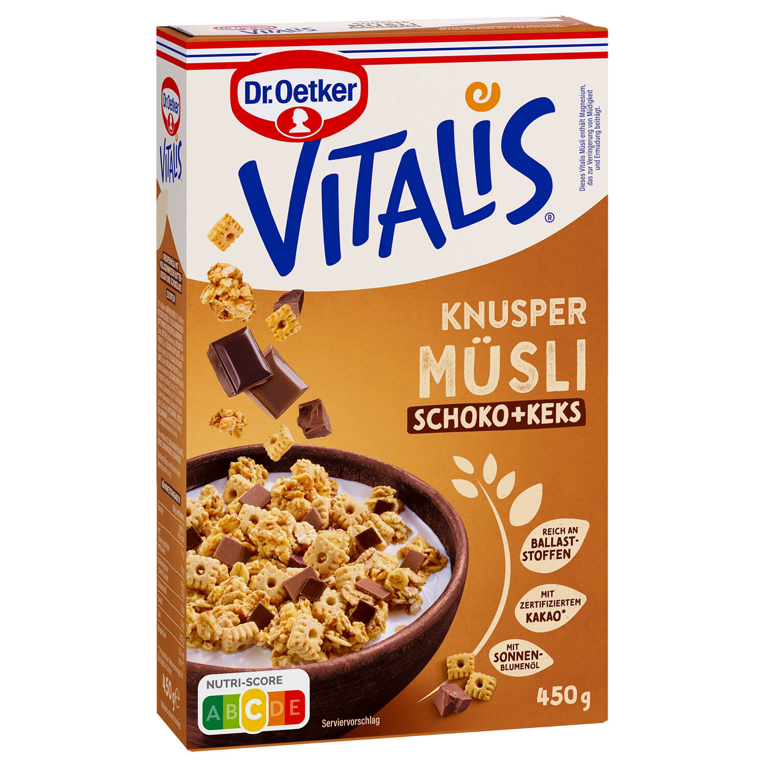 Vitalis Knuspermüsli Schoko+Keks