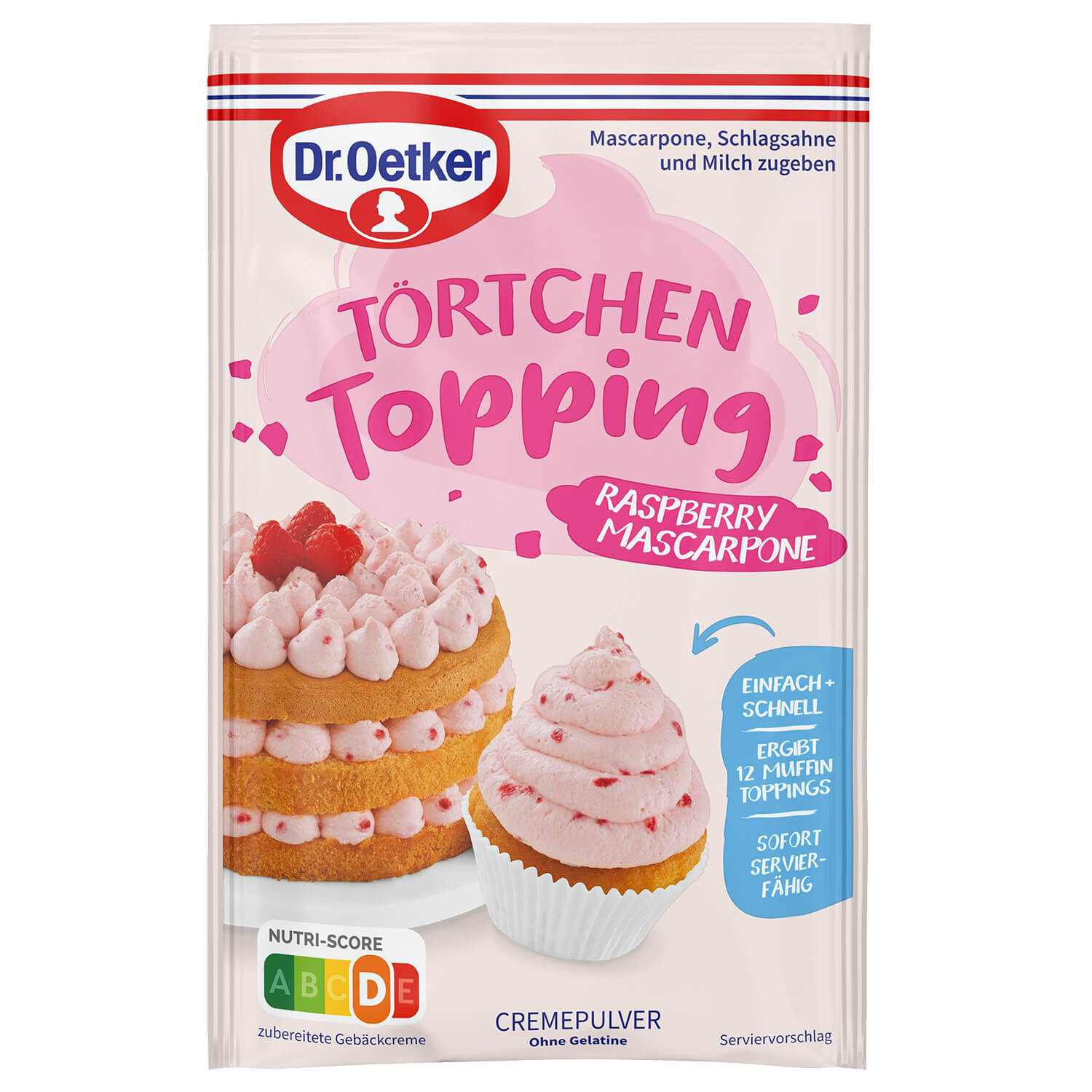 Törtchen Topping Raspberry Mascarpone