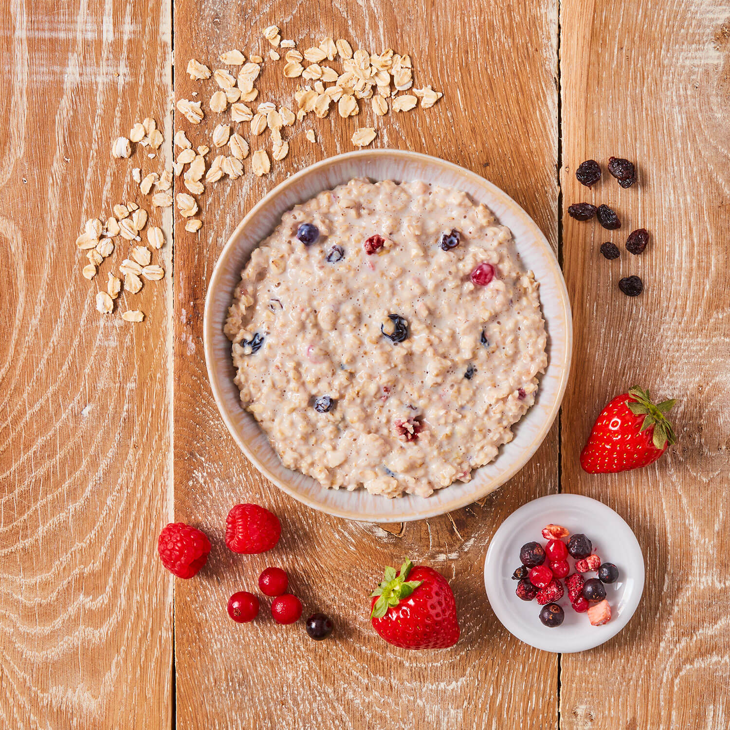 Vitalis Porridge Großpackung Beeren Mix