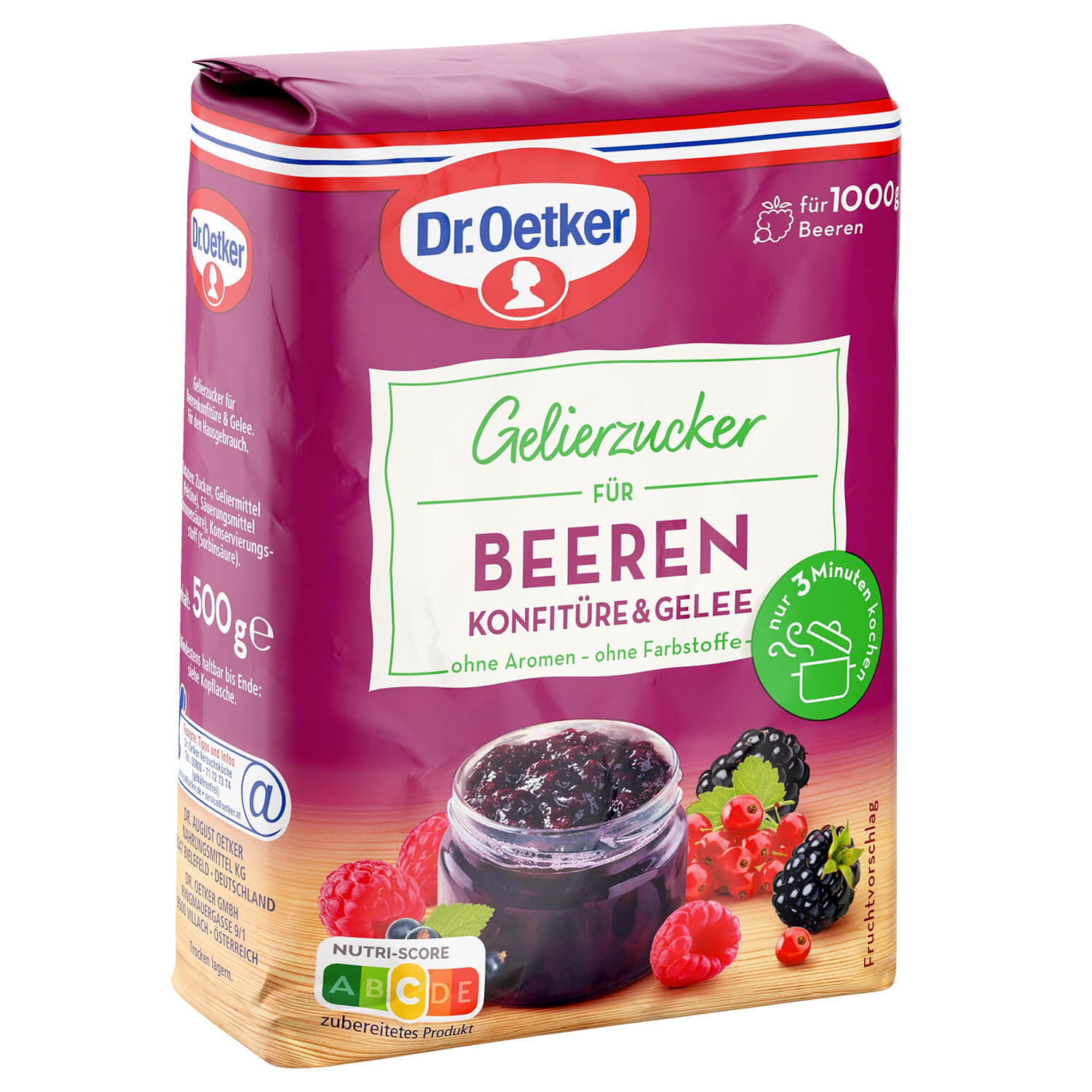 Gelierzucker für Beeren Konfitüre