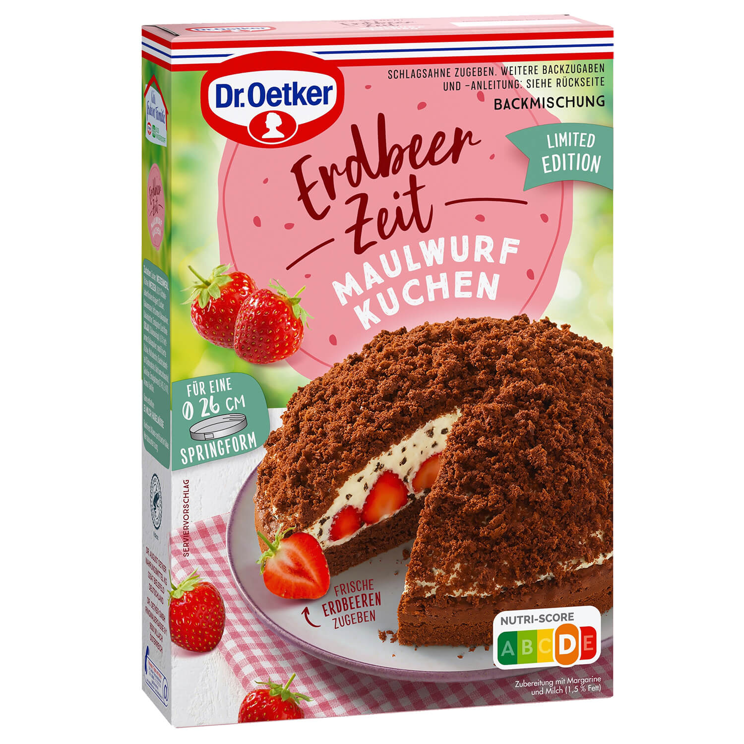 Erdbeer Zeit Maulwurf Kuchen