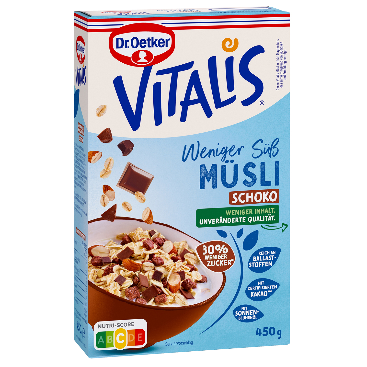 Vitalis Weniger süß Schoko Müsli