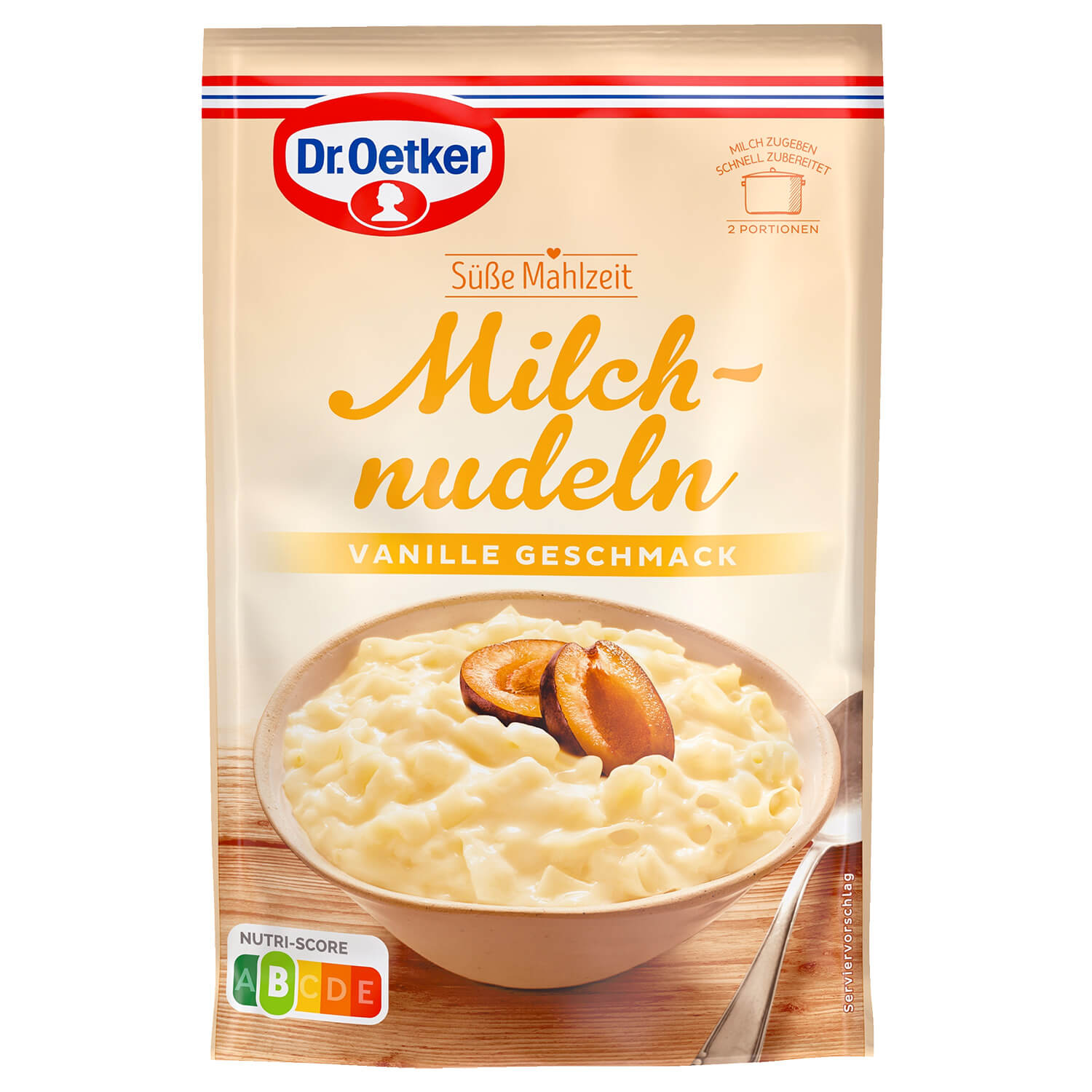 Milchnudeln Vanille-Geschmack