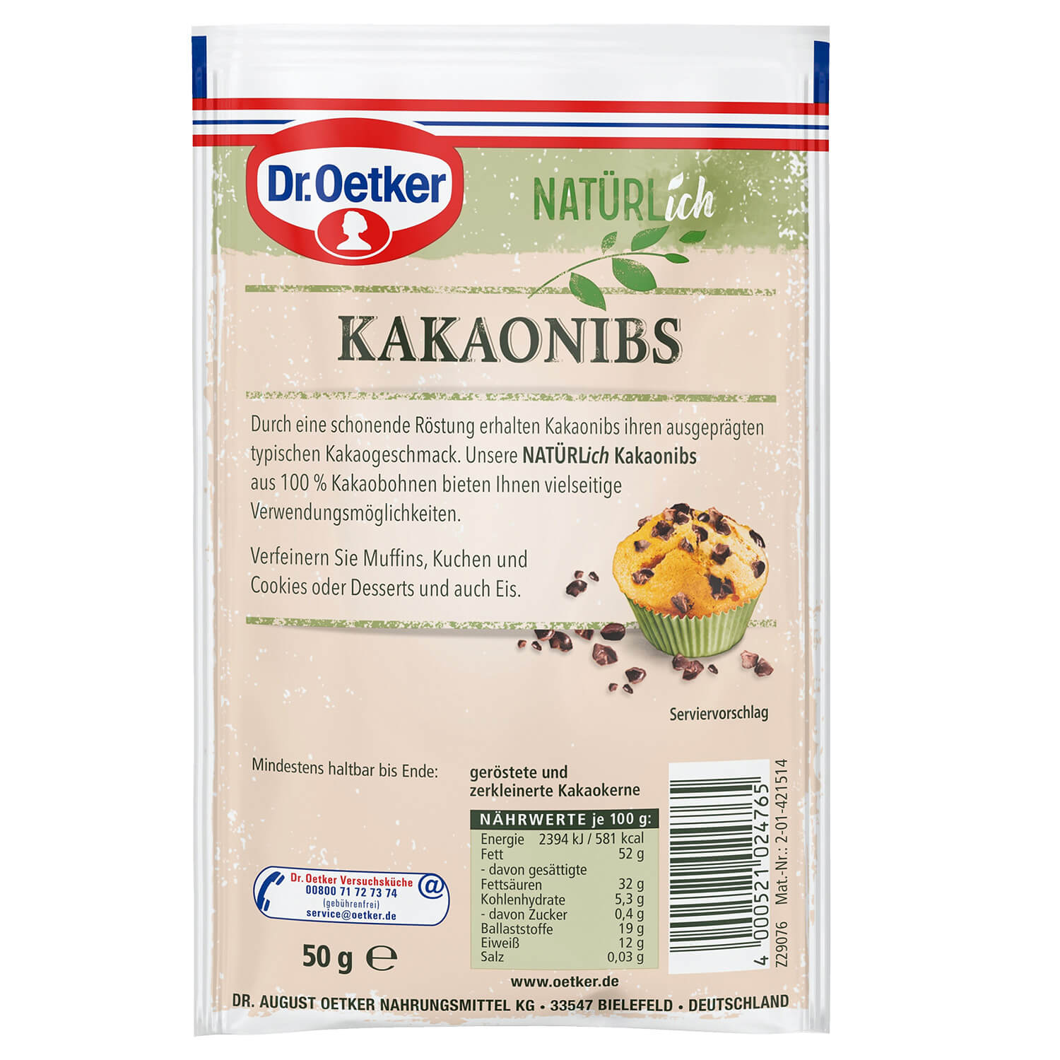 NATÜRLich Kakaonibs