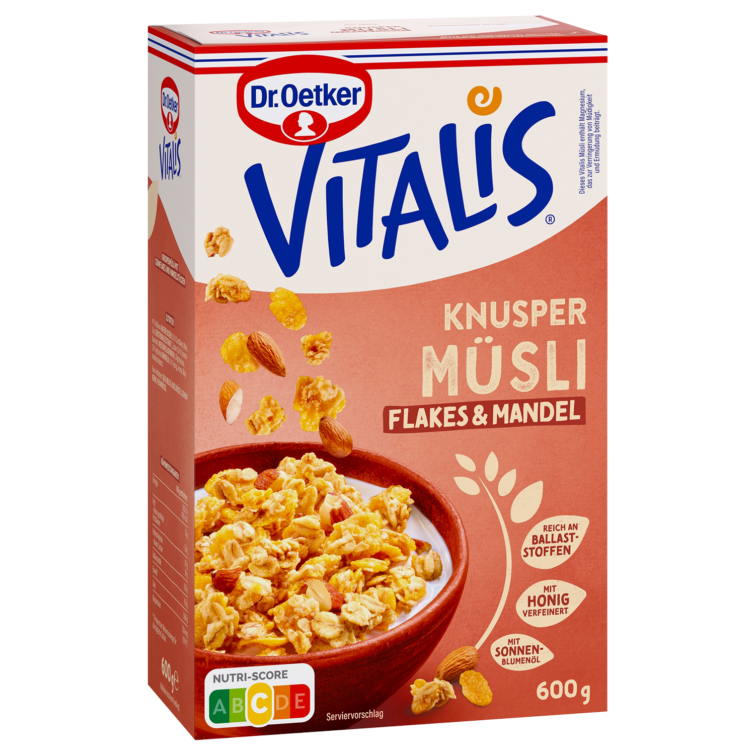 Vitalis Knuspermüsli Flakes+Mandeln