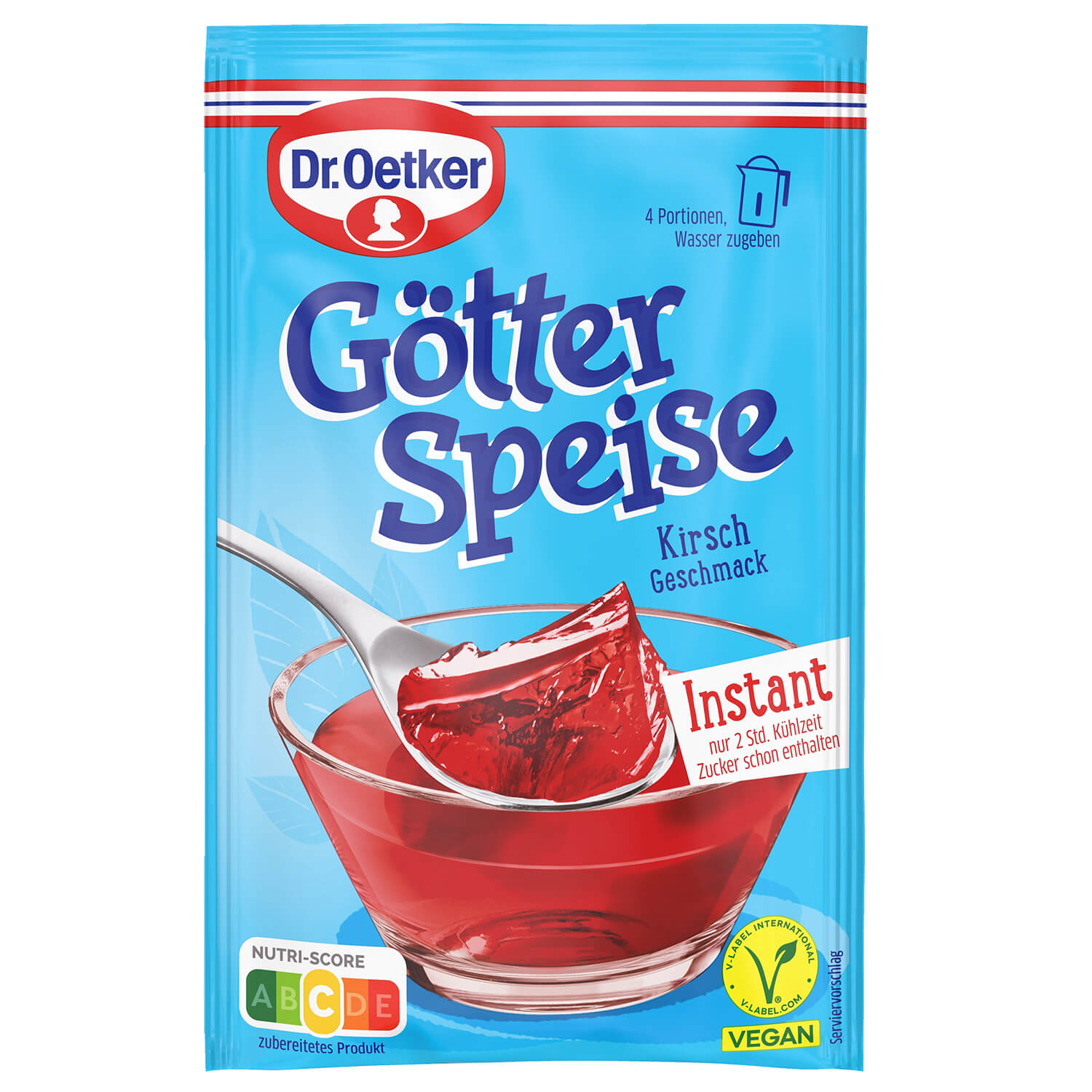 Götterspeise Instant Kirsch-Geschmack