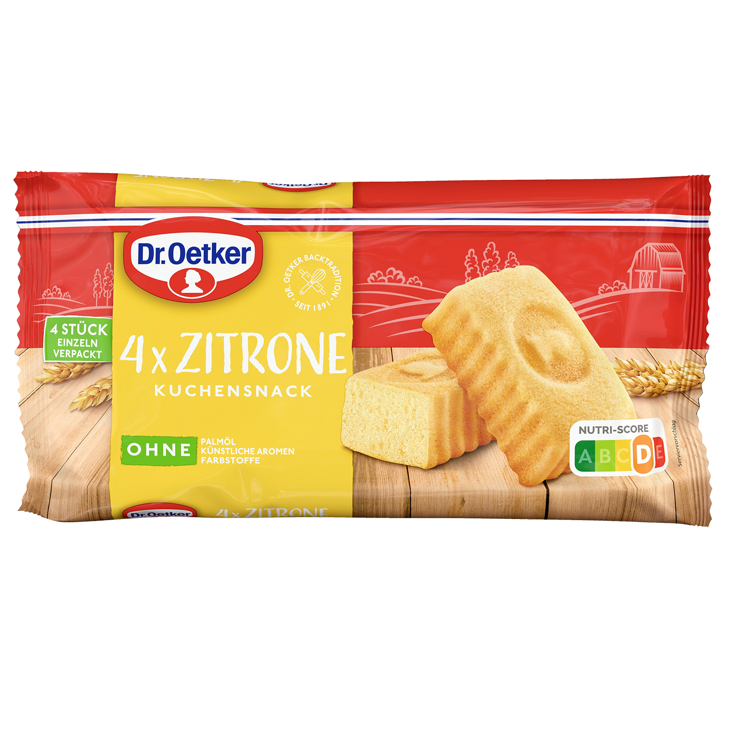 Fertiger Kuchensnack Zitrone 4er