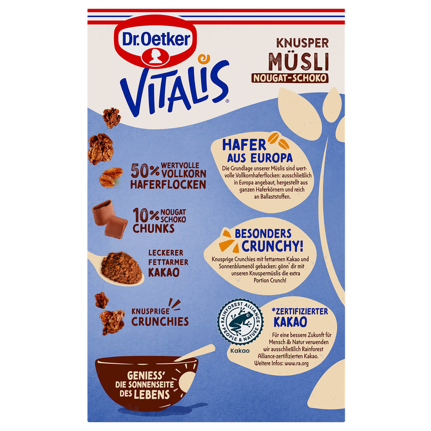 Vitalis Knuspermüsli Nougat-Schoko