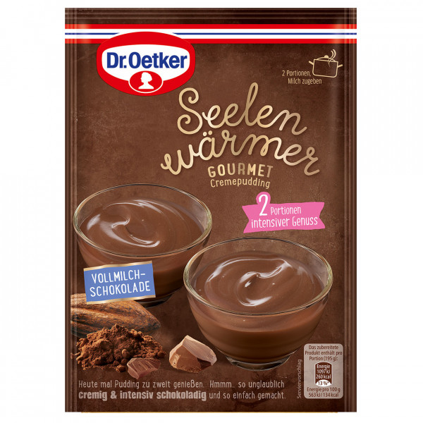 Seelenwärmer Gourmet-Cremepudding Vollmilch-Schokolade