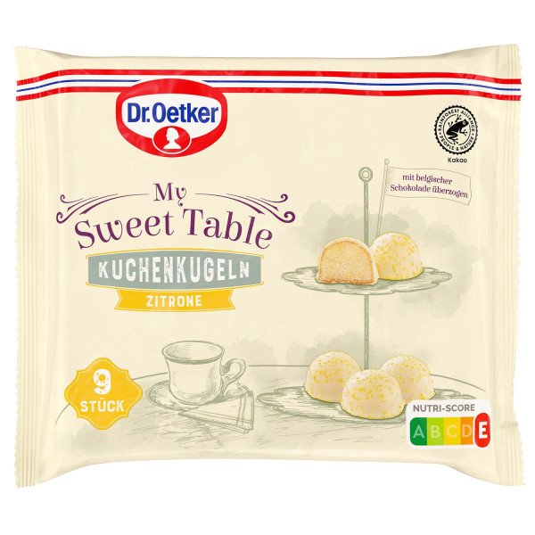 My Sweet Table Kuchenkugeln Zitrone